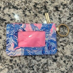 Lilly Pulitzer keychain wallet
